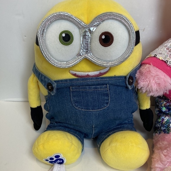 Build-A-Bear Minions Bob & Pink Plush Teddy Bundle Kids Collectible Plush Toys - Picture 2 of 16